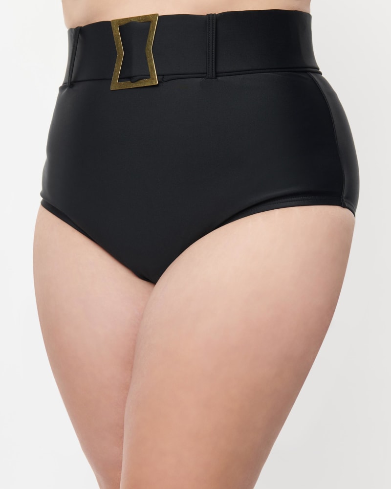 Black high waisted bikini bottoms cheap size 18